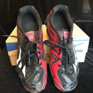 Mizuno Wave Lightning RX3 Women's 10 in Black/Red